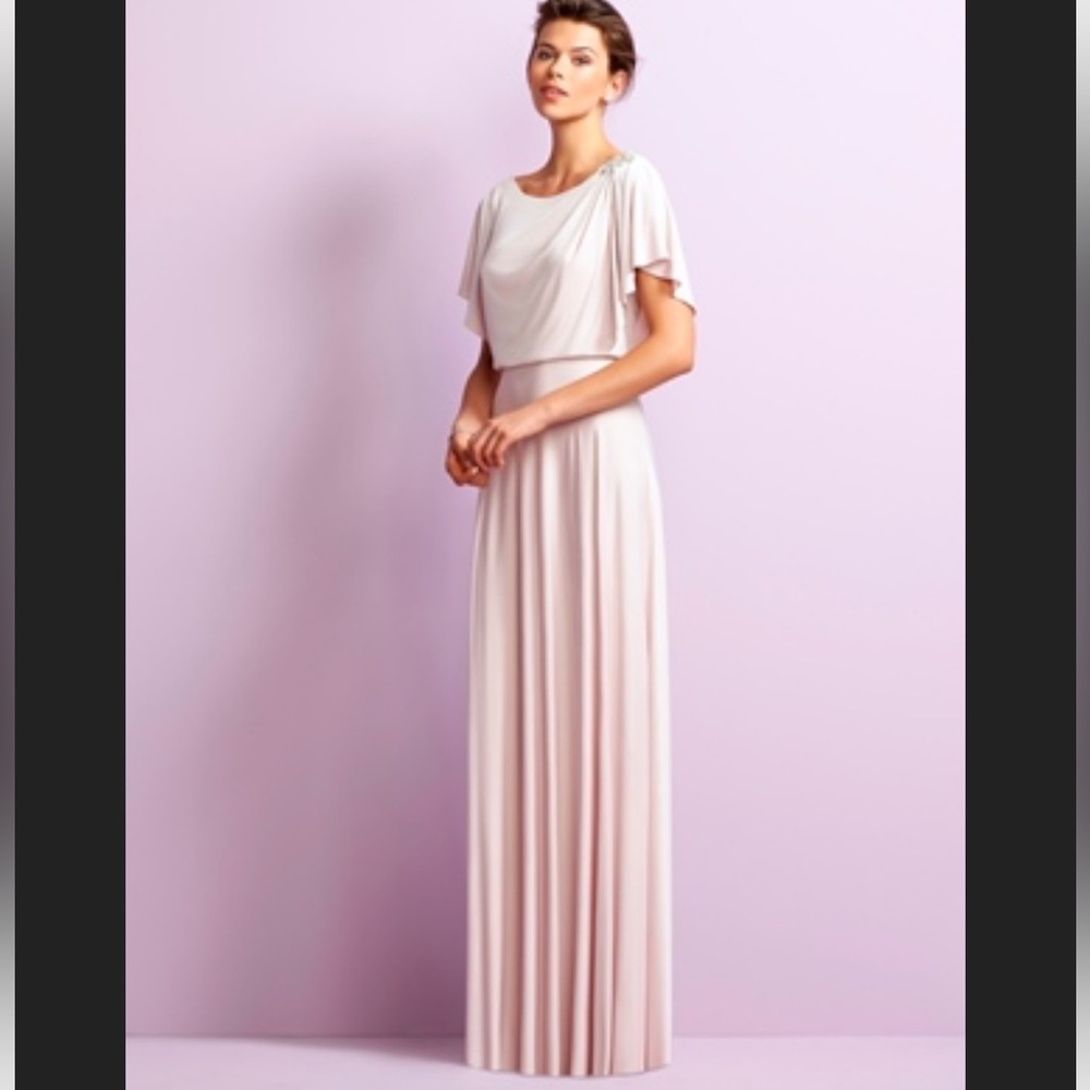 Jenny Yoo Maracaine Pink Evening Gown Size 16